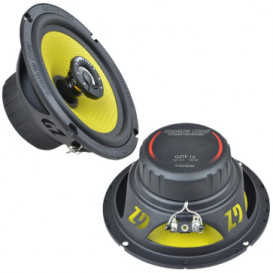 Ground Zero GZTF 6.5X garsiakalbiai automobiliui dviejų krypčių 16,5cm / 6.5" 3 omai 90W RMS / 130W Max / 2 vnt