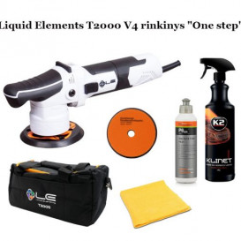 Liquid Elements T2000 V4 ekcentrinės poliravimo mašinėlės rinkinys „One step”