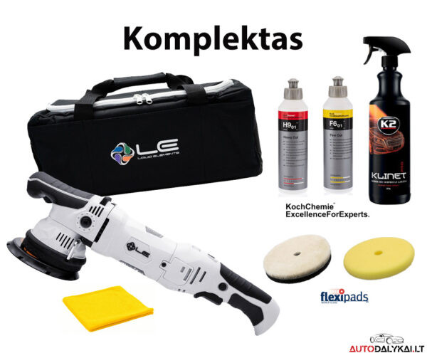 Liquid Elements T4200 V2 MK2 ekscentrinė poliravimo mašinėlės rinkinys „pilnas startas”