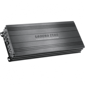 Ground Zero GZHA MINI FIVE 5-Kanalų kompaktiškas D klasės Stiprintuvas Maksimali galia 1200W, dažnių juosta 5 Hz – 38 kHz