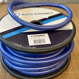 Auto Connect 0 AWG / 50mm2 maitinimo kabelis iš 100% OFC