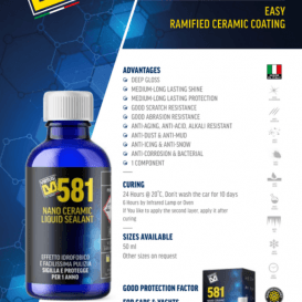 VIRTUS 581 NANO CERAMIC LIQUID SEALANT 50 ml