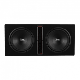 Bass Habit Play 212 2x12tum, automobiliniai žemų dažnių garsiakalbiai korpuse galia iki 600W, 2 x 4 omų terminalai.