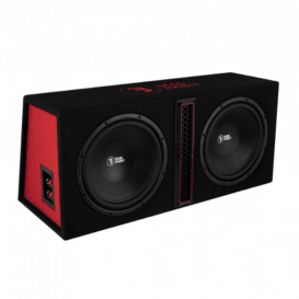 Bass Habit Play 212 2x12tum, automobiliniai žemų dažnių garsiakalbiai korpuse galia iki 600W, 2 x 4 omų terminalai.