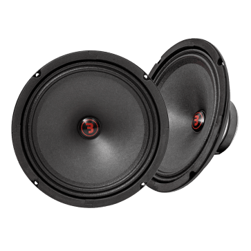 Bass Habit Rebel SR200M, 20cm Vidutinių Dažnių Garsiakalbiai Automobiliui (2 vnt.)
