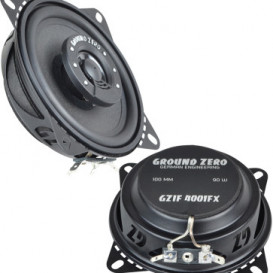 Ground Zero Iridium GZIF 4001FX 10 cm 2 juostų koaksialiniai garsiakalbiai automobiliui kaina už 2 vnt. 90W
