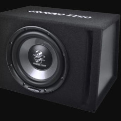Ground Zero GZIB 250XBR Korpuse įmontuotas Žemų dažnių garsiakalbis skersmuo 25 cm / 10" galia 250 W varža 4 omai