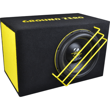 Ground Zero GZRB 25SPL, automobilinė žemų dažnių garso kolonėlė galia: 1000 W SPL, varža: 2x 2 omai, korpuso tūris: 28L