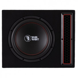 Bass Habit Play 2 P2112 žemų dažnių garso kolonėlė automobiliui su dėže galia: 1000 W, varža: 2x2 omai| Nemokamas Pristatymas
