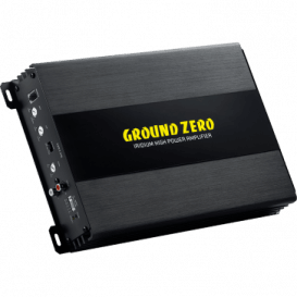 Ground Zero GZIA 2.240, 2-jų kanalų automobilinis garso stiprintuvas galia: 550W, dažnių juosta: 10 – 30 Hz, A/B-klasės stiprint