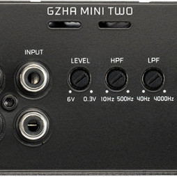 GZHA MINI TWO automobilinis stiprintuvas 2 kanalų AB klasės stiprintuvas 2 x 130WRMS 4 omai 2 x 230WRMS 2 omai