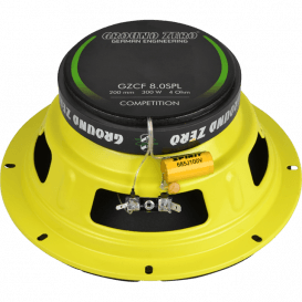 Ground Zero GZCF 8.0SPL automobilinė koaksialinio garsiakalbio sistema galia: 300 W (prie 4 omų), dažnių juosta: 40 Hz – 20 kHz
