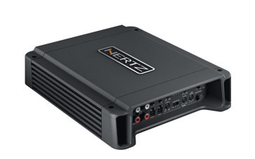 Hertz HCP 4D automobilinis garso sitprintuvas galia: 85 W x 4 (4 Ω), Lo-Pass bei Hi-Pass filtrai, THD: 0.02%