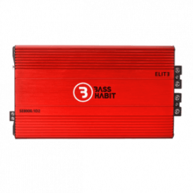 Bass Habit SPL Elite 8000.1D2 – aukštos klasės 1 - kanalo D klasės automobilinis stiprintuvas