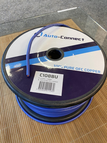Auto Connect 8 AWG / 10mm2 maitinimo kabelis iš 100% OFC