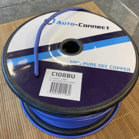 Auto Connect 8 AWG / 10mm2 maitinimo kabelis iš 100% OFC