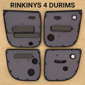 Garso Izoliacijos Rinkinys ( 4 durims )