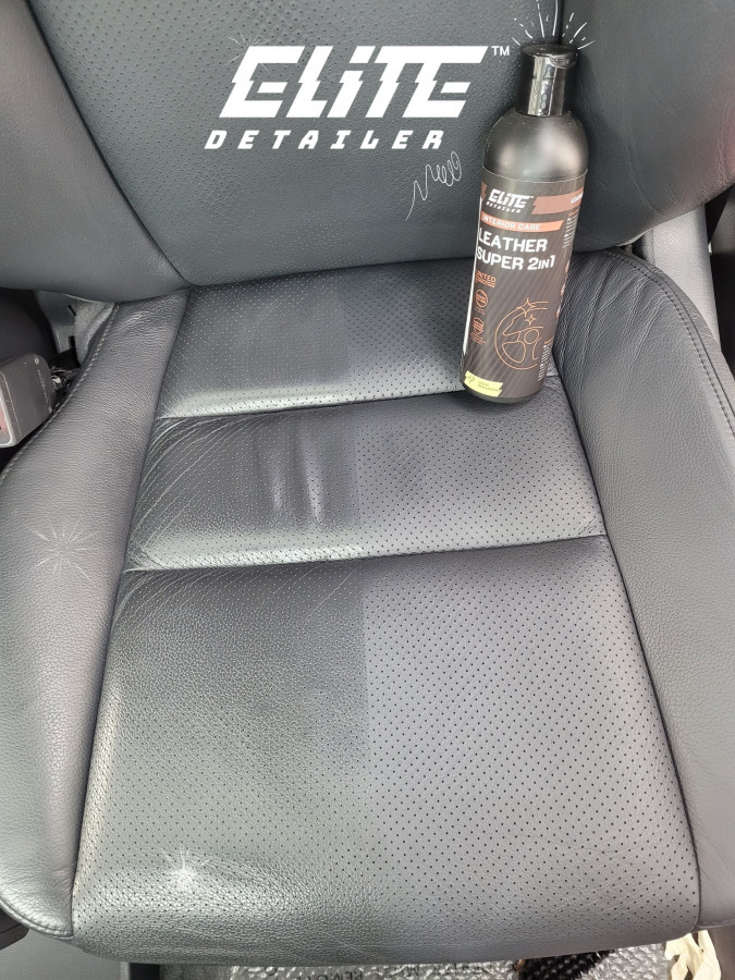 ELITE DETAILER LEATHER SUPER 2IN1 500ml odos valiklis ir kondicionierius