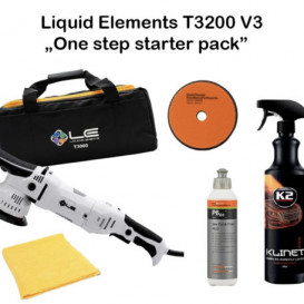 Liquid Elements T3200 V3 ekscentrine poliravimo mašinėlės rinkinys „One step starter pack”