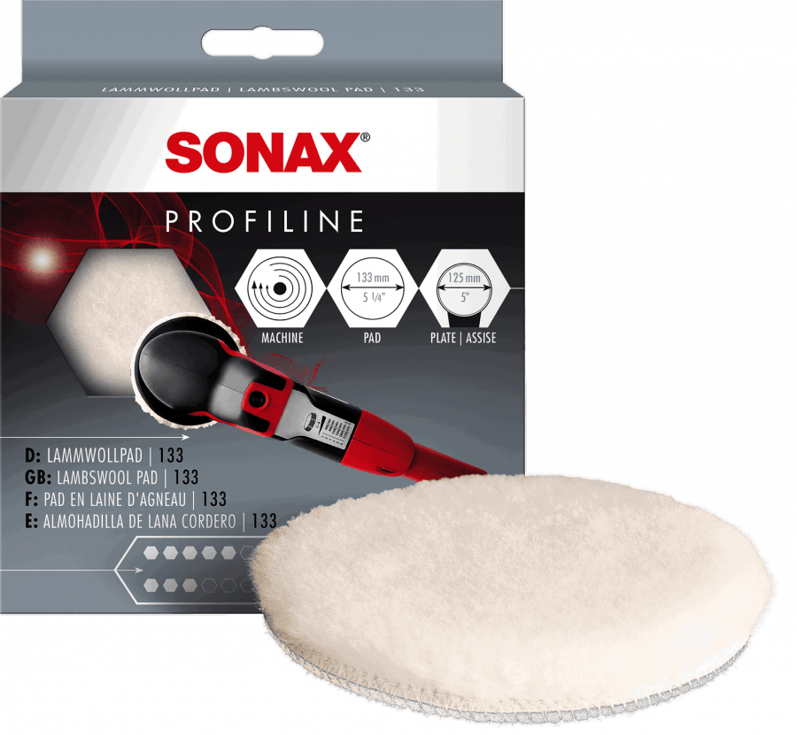 SONAX hibridinis avikailio poliravimo padas, 165mm