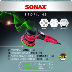SONAX vidutinio kietumo poliravimo padas orbitinei mašinėlei 150mm