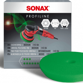 SONAX vidutinio kietumo poliravimo padas orbitinei mašinėlei, 125mm