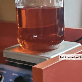 Koloidinis Auksas 500 ml, 20 ppm – Odos Priežiūrai, Plaukams, Nervų Sistemai ir Protinei Veiklai