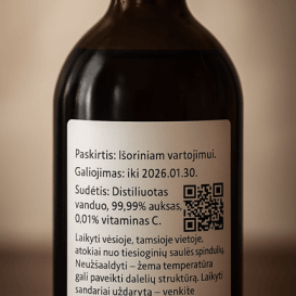 Koloidinis Auksas 500 ml, 20 ppm – Odos Priežiūrai, Plaukams, Nervų Sistemai ir Protinei Veiklai