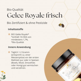 Ekologiškas bičių pienelis – grynas 100 g (10-HDA >1,7%)