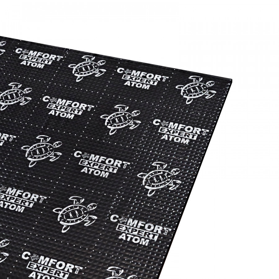 Comfort Mat ATOM BOMB | 4.2mm Butyl Vibration-Damping Mat | 500 x 700 mm