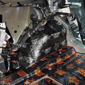 Comfort Mat ATOM BOMB | 4.2mm Butyl Vibration-Damping Mat | 500 x 700 mm
