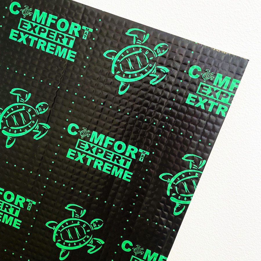 Comfort Mat EXTREME | 3.5mm Butyl Vibration-Damping Mat | 500 x 700 mm