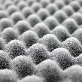 BOOM 10L Adhesive Acoustic Foam for Sound Insulation or Low-Frequency Enclosure Interior, 1m x 0.5m