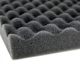 BOOM 10L Adhesive Acoustic Foam for Sound Insulation or Low-Frequency Enclosure Interior, 1m x 0.5m