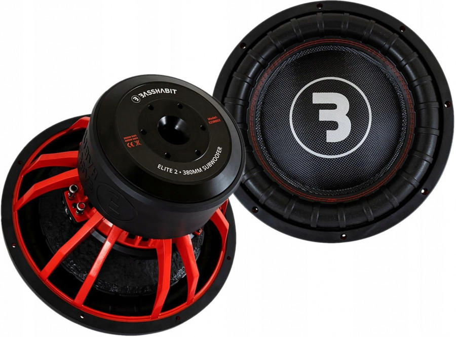 Bass Habit Elite 2 E2380D2 Subwoofer – Power: 2000W, Impedance: 2 x 2 Ohms