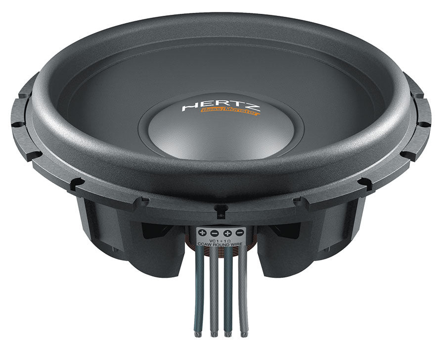 Hertz MG 15 BASS Car Subwoofer | 8000W Peak Power, 28–700 Hz Frequency Range, Dual 1 Ohm Impedance