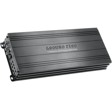 Ground Zero GZHA MINI FIVE – 5-Channel Compact Class D Amplifier (Max Power 1200W, Frequency Response 5 Hz – 38 kHz)