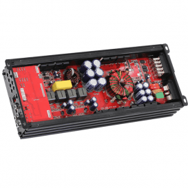 Ground Zero GZHA MINI FIVE – 5-Channel Compact Class D Amplifier (Max Power 1200W, Frequency Response 5 Hz – 38 kHz)