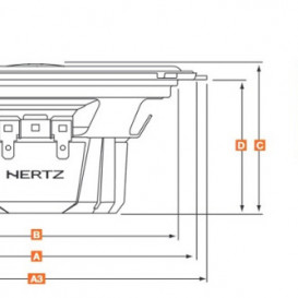 Hertz Dieci DCX 130.3 Car Speakers – 13 cm 2-Way Coaxial 160W | Set of 2