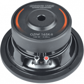 Ground Zero GZIW 165X-II Car Subwoofer 6.5" (165mm) RMS/Max Power 60W – 150W, 4 Ohm